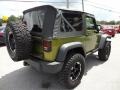 2007 Rescue Green Metallic Jeep Wrangler Rubicon 4x4  photo #8