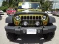 2007 Rescue Green Metallic Jeep Wrangler Rubicon 4x4  photo #13