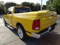 2009 Detonator Yellow Dodge Ram 1500 SLT Quad Cab  photo #3