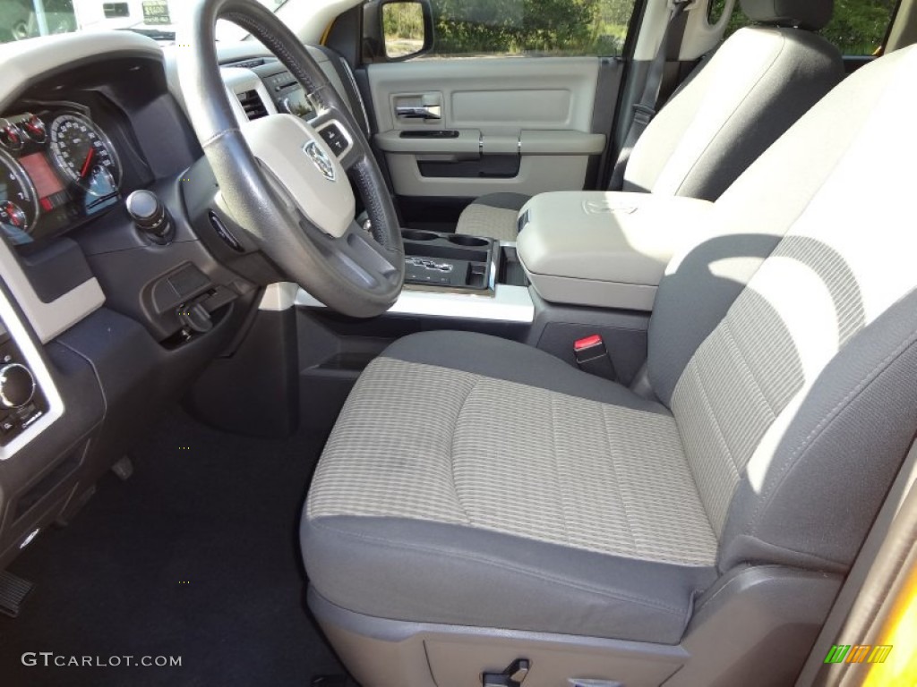 2009 Ram 1500 SLT Quad Cab - Detonator Yellow / Dark Slate/Medium Graystone photo #4