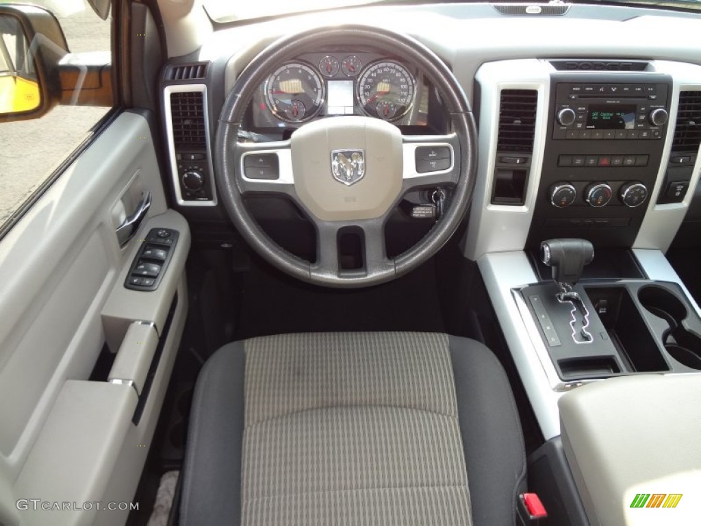 2009 Ram 1500 SLT Quad Cab - Detonator Yellow / Dark Slate/Medium Graystone photo #6