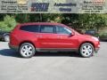 2012 Crystal Red Tintcoat Chevrolet Traverse LT AWD  photo #1