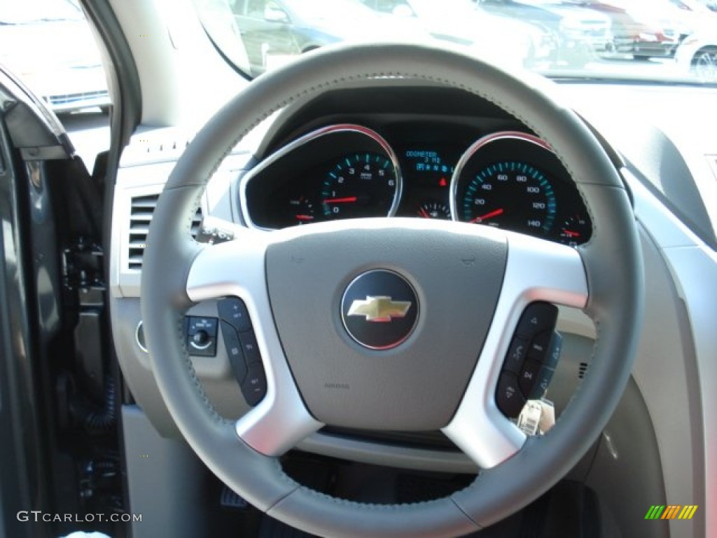 2012 Traverse LS AWD - Cyber Gray Metallic / Dark Gray/Light Gray photo #18