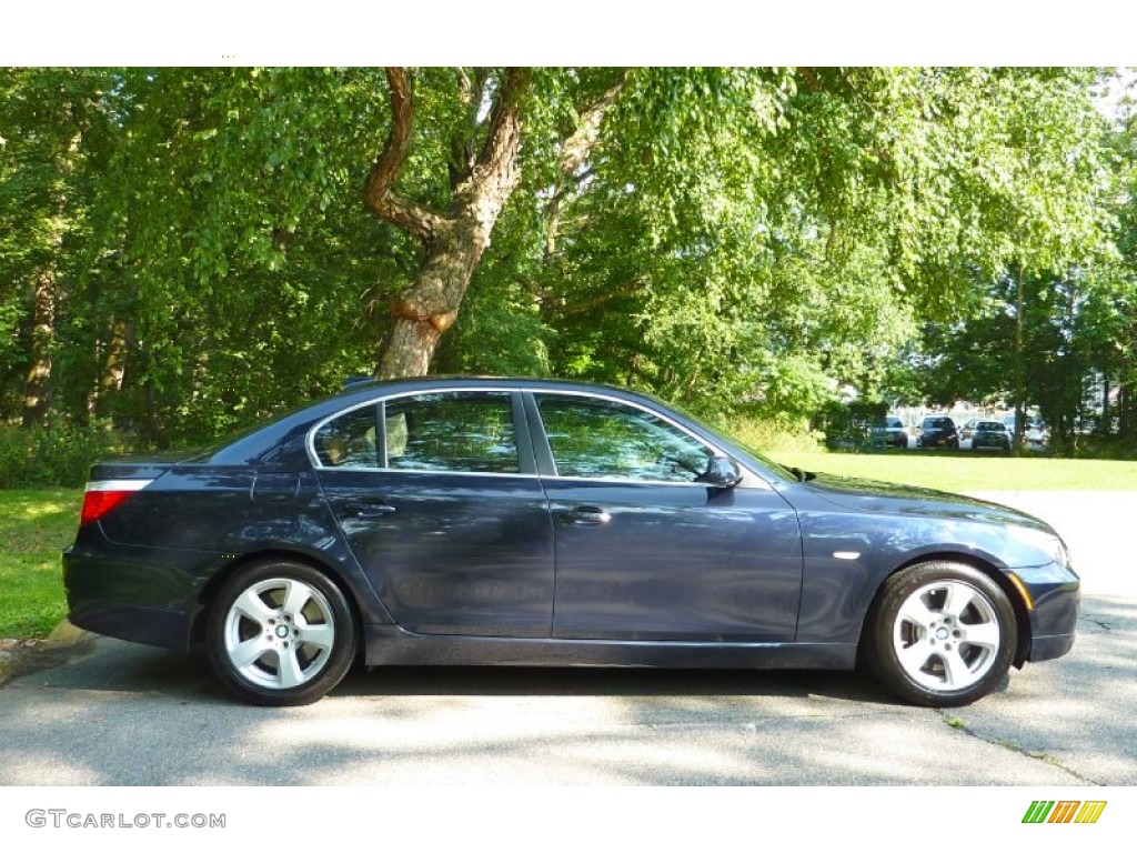 Deep Sea Blue Metallic 2008 BMW 5 Series 535i Sedan Exterior Photo #68881902