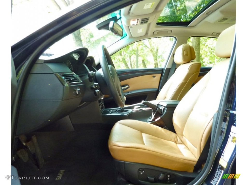 Natural Brown Interior 2008 BMW 5 Series 535i Sedan Photo #68881962