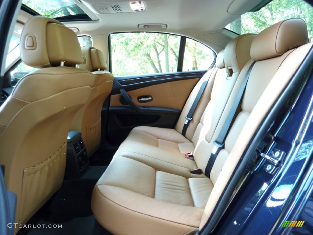 Natural Brown Interior 2008 BMW 5 Series 535i Sedan Photo #68882022