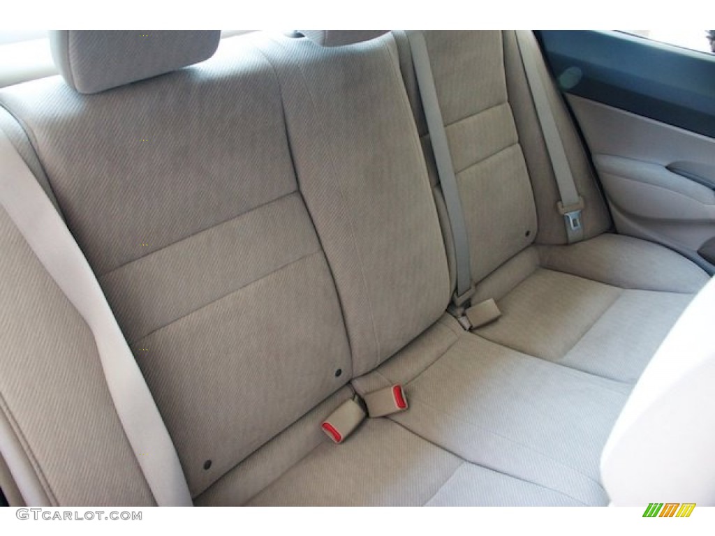 2010 Civic LX Sedan - Urban Titanium Metallic / Beige photo #19