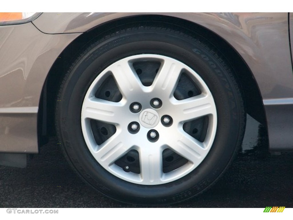 2010 Civic LX Sedan - Urban Titanium Metallic / Beige photo #29