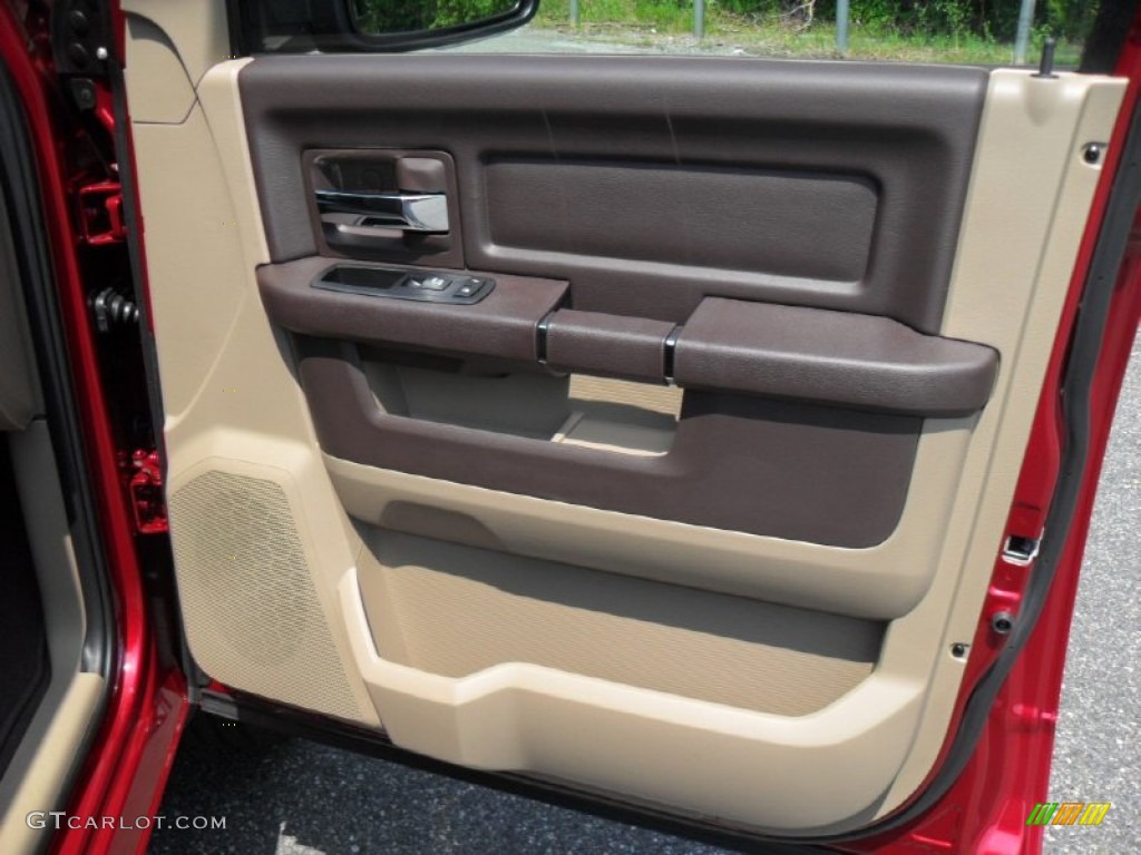 2011 Ram 1500 Big Horn Crew Cab 4x4 - Deep Cherry Red Crystal Pearl / Light Pebble Beige/Bark Brown photo #21