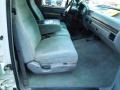 Opal Grey 1997 Ford F350 XLT Crew Cab 4x4 Interior Color