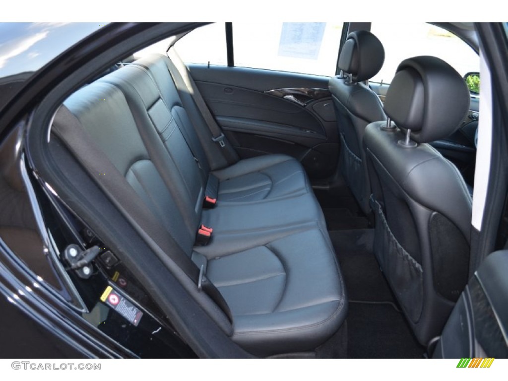 Black Interior 2007 Mercedes-Benz E 350 4Matic Sedan Photo #68884326