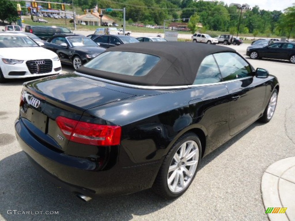 Brilliant Black 2012 Audi A5 2.0T Cabriolet Exterior Photo #68885079