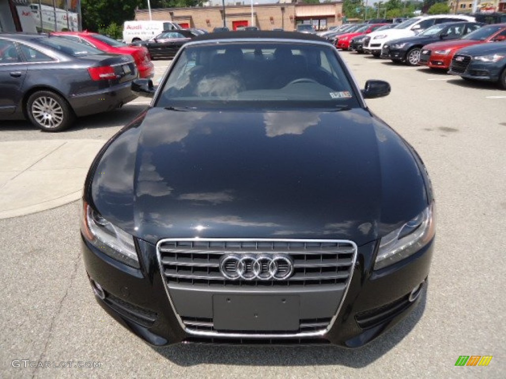 Brilliant Black 2012 Audi A5 2.0T Cabriolet Exterior Photo #68885097