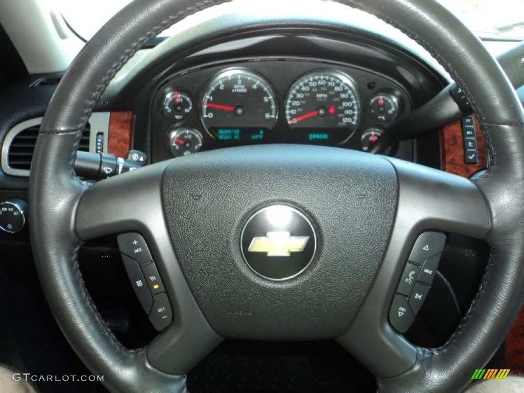 2010 Silverado 1500 LTZ Crew Cab 4x4 - Black Granite Metallic / Ebony photo #4