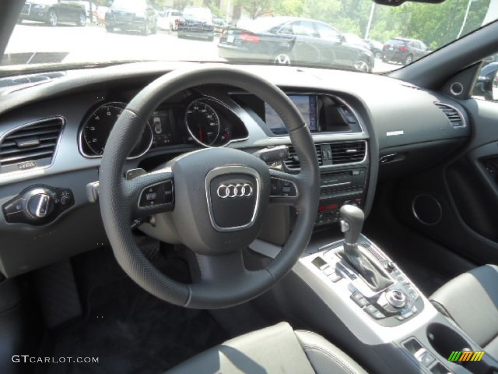 2012 A5 2.0T Cabriolet - Brilliant Black / Black photo #12