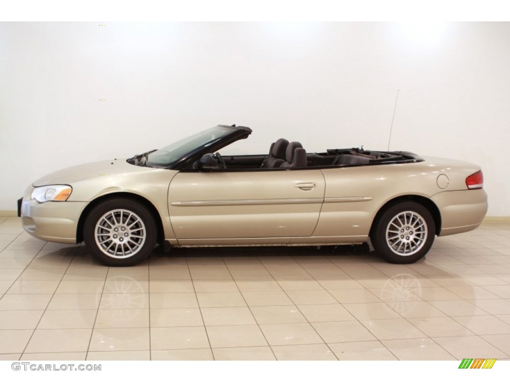 2006 Sebring Touring Convertible - Linen Gold Metallic Pearl / Dark Slate Gray photo #4
