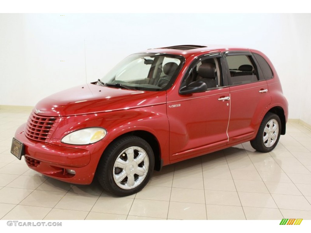 2003 PT Cruiser Limited - Inferno Red Pearl / Taupe/Pearl Beige photo #3