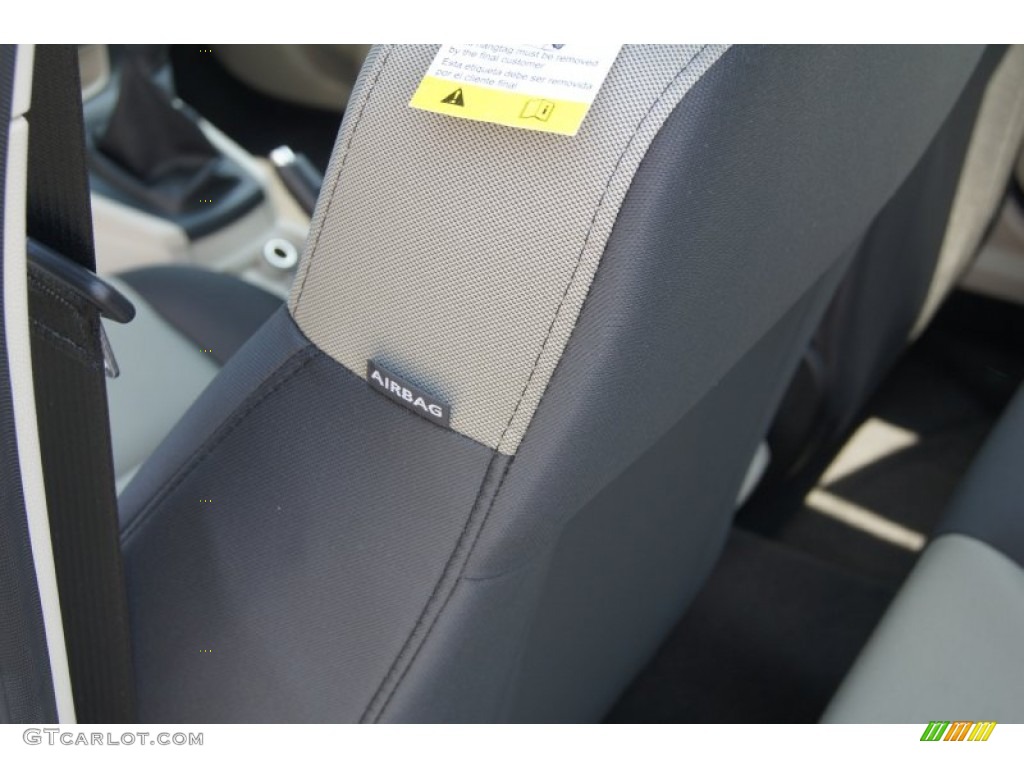 2013 Fiesta S Sedan - Ingot Silver / Charcoal Black/Light Stone photo #18
