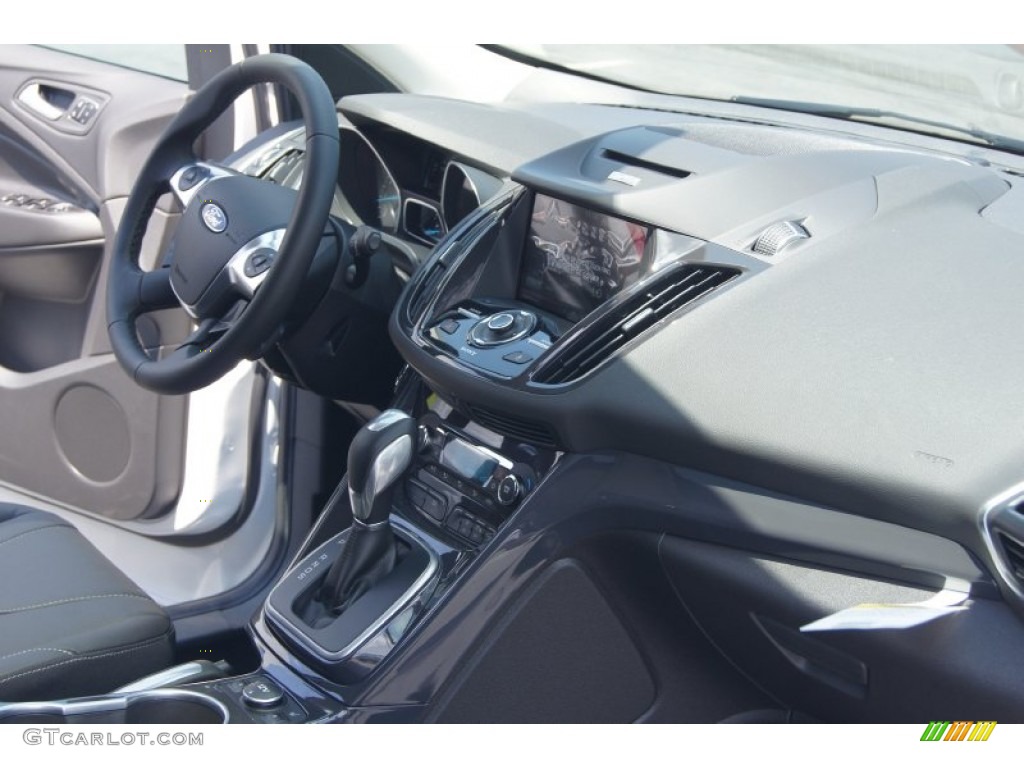 2013 Ford Escape Titanium 2.0L EcoBoost Charcoal Black Dashboard Photo #68886276