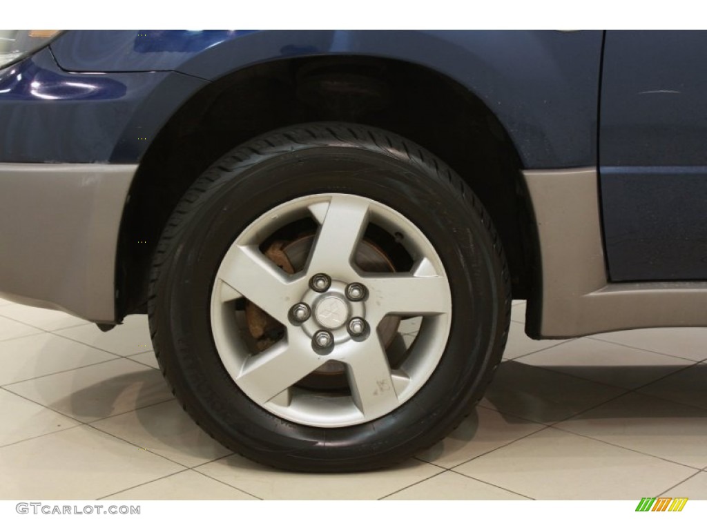 2003 Outlander XLS 4WD - Royal Blue Pearl / Sandblast photo #17