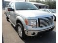 2012 Ingot Silver Metallic Ford F150 XLT SuperCab 4x4  photo #3