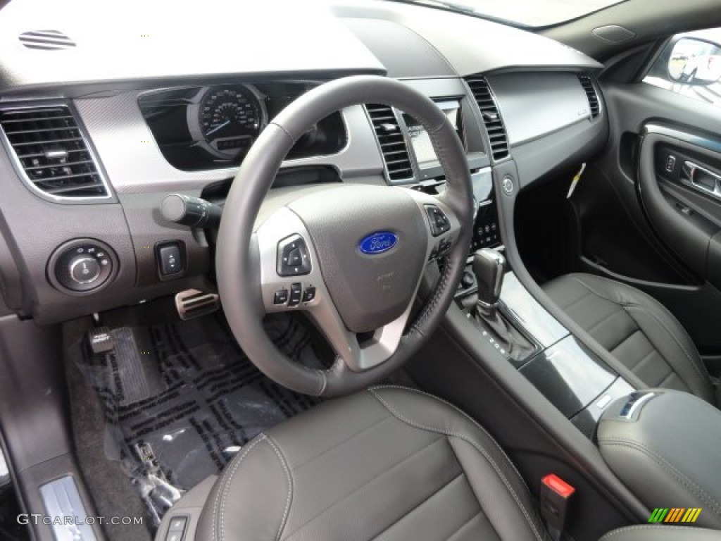 Sho Charcoal Black Leather Interior 2013 Ford Taurus Sho Awd