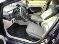 Charcoal Black/Light Stone 2013 Ford Fiesta SE Sedan Interior Color