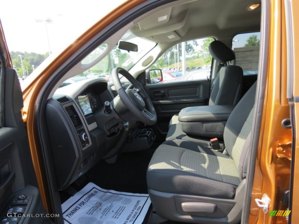 2012 Ram 1500 Express Quad Cab - Tequila Sunrise Pearl / Dark Slate Gray/Medium Graystone photo #7