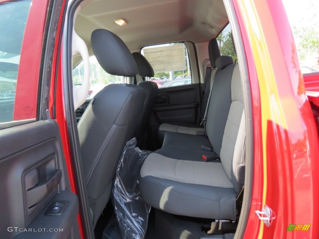 2012 Ram 1500 Express Quad Cab - Flame Red / Dark Slate Gray/Medium Graystone photo #8