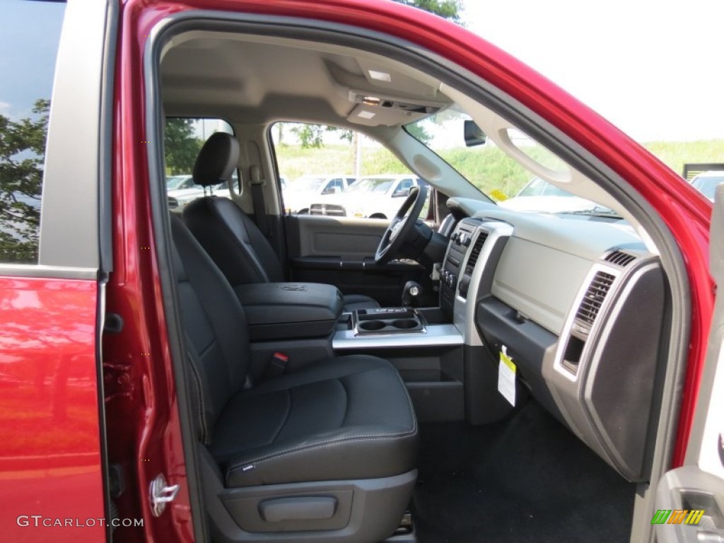 2012 Ram 1500 Big Horn Crew Cab - Deep Cherry Red Crystal Pearl / Dark Slate Gray/Medium Graystone photo #9