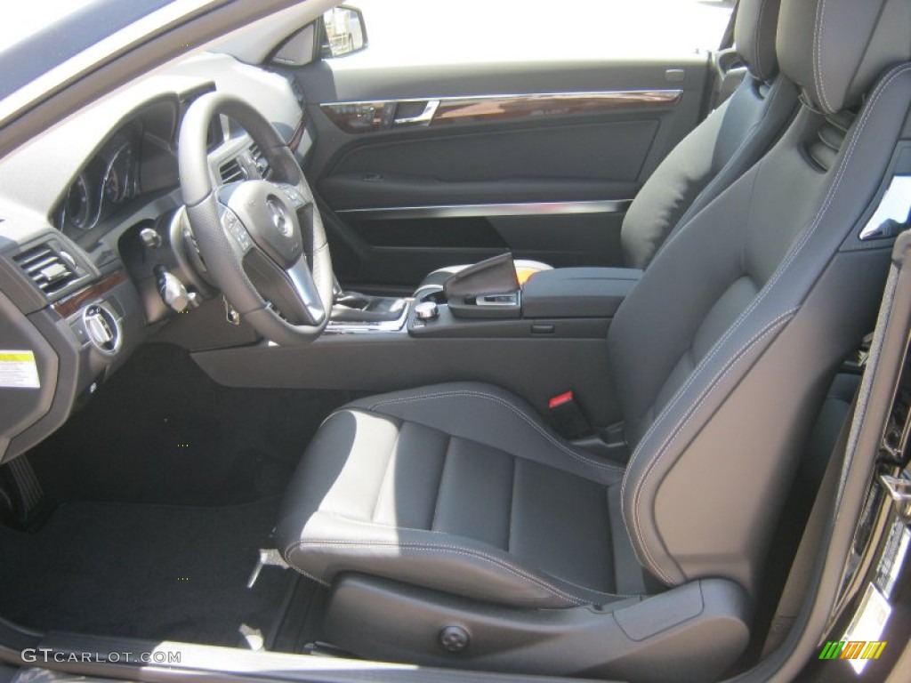 Black Interior 2013 Mercedes-Benz E 350 Cabriolet Photo #68888604