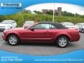 2007 Redfire Metallic Ford Mustang V6 Premium Convertible  photo #2