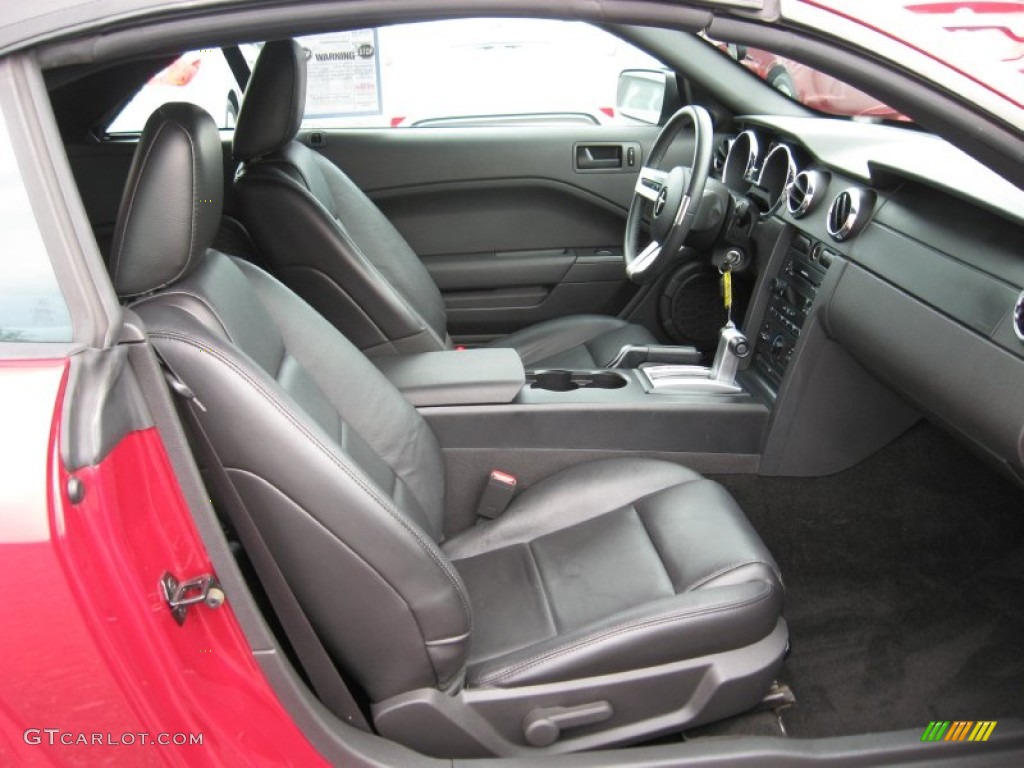 2007 Mustang V6 Premium Convertible - Redfire Metallic / Dark Charcoal photo #21