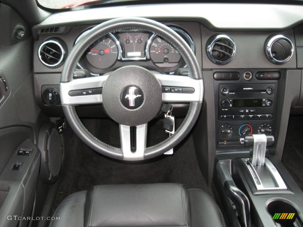 2007 Mustang V6 Premium Convertible - Redfire Metallic / Dark Charcoal photo #24