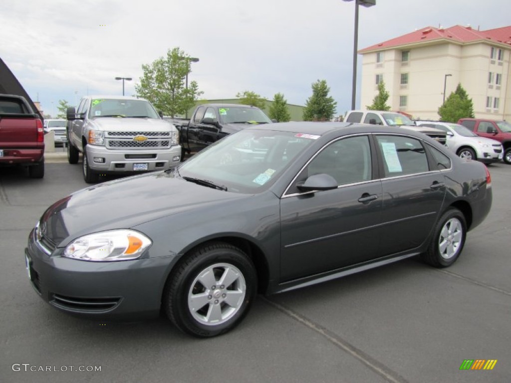 2011 Impala LS - Cyber Gray Metallic / Gray photo #3