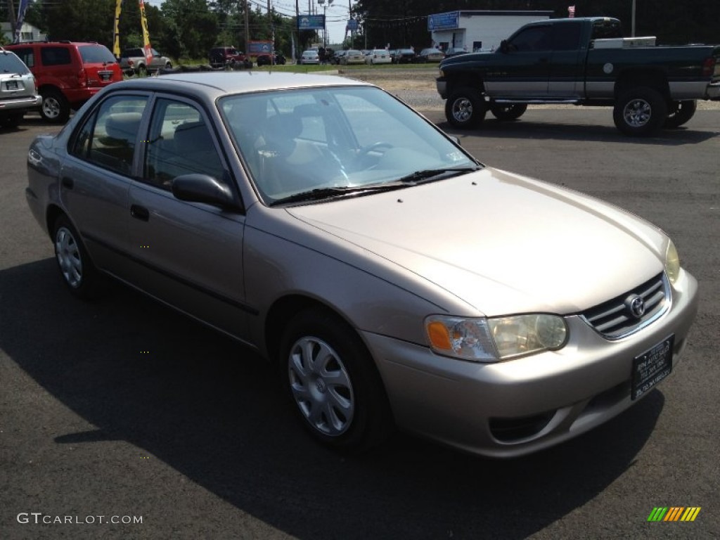 2001 Corolla CE - Sandrift Beige Metallic / Pebble Beige photo #3