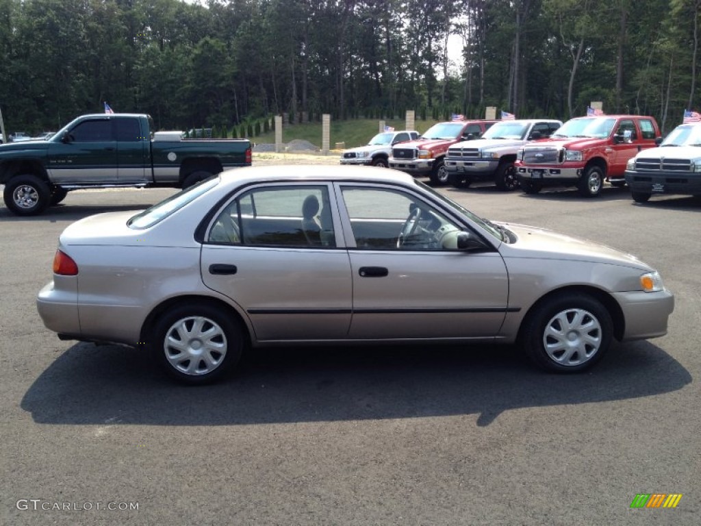 2001 Corolla CE - Sandrift Beige Metallic / Pebble Beige photo #5