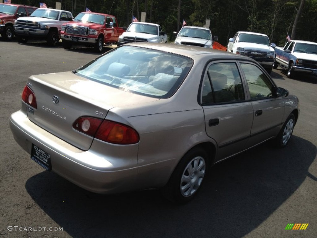 2001 Corolla CE - Sandrift Beige Metallic / Pebble Beige photo #7