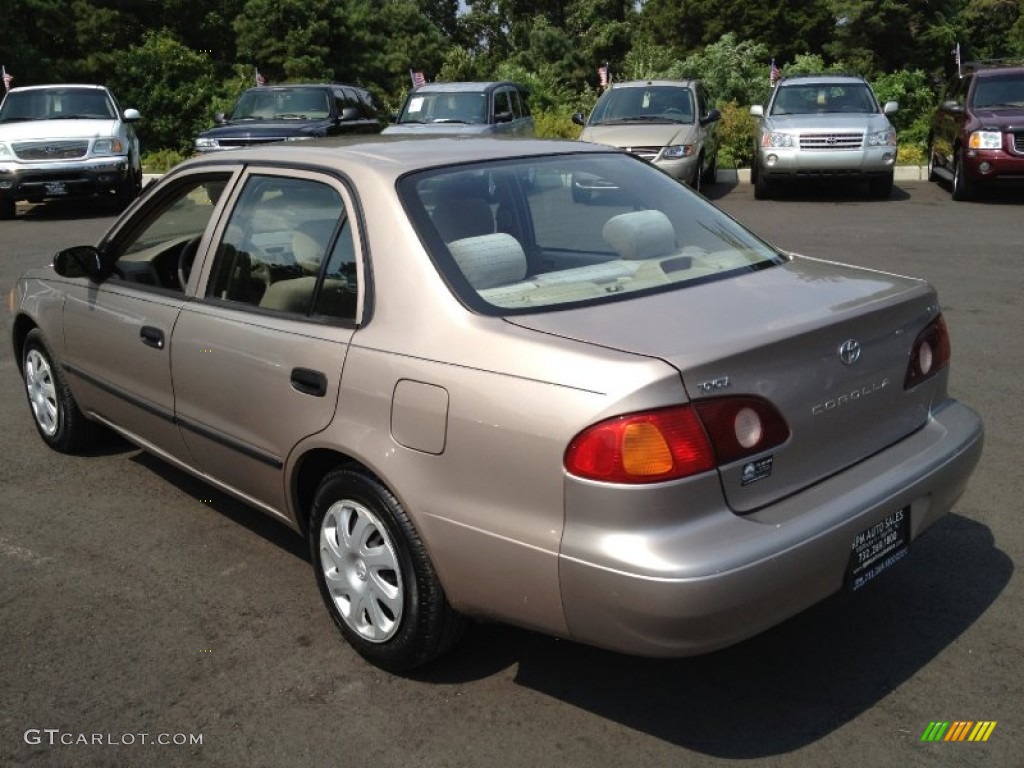 2001 Corolla CE - Sandrift Beige Metallic / Pebble Beige photo #9