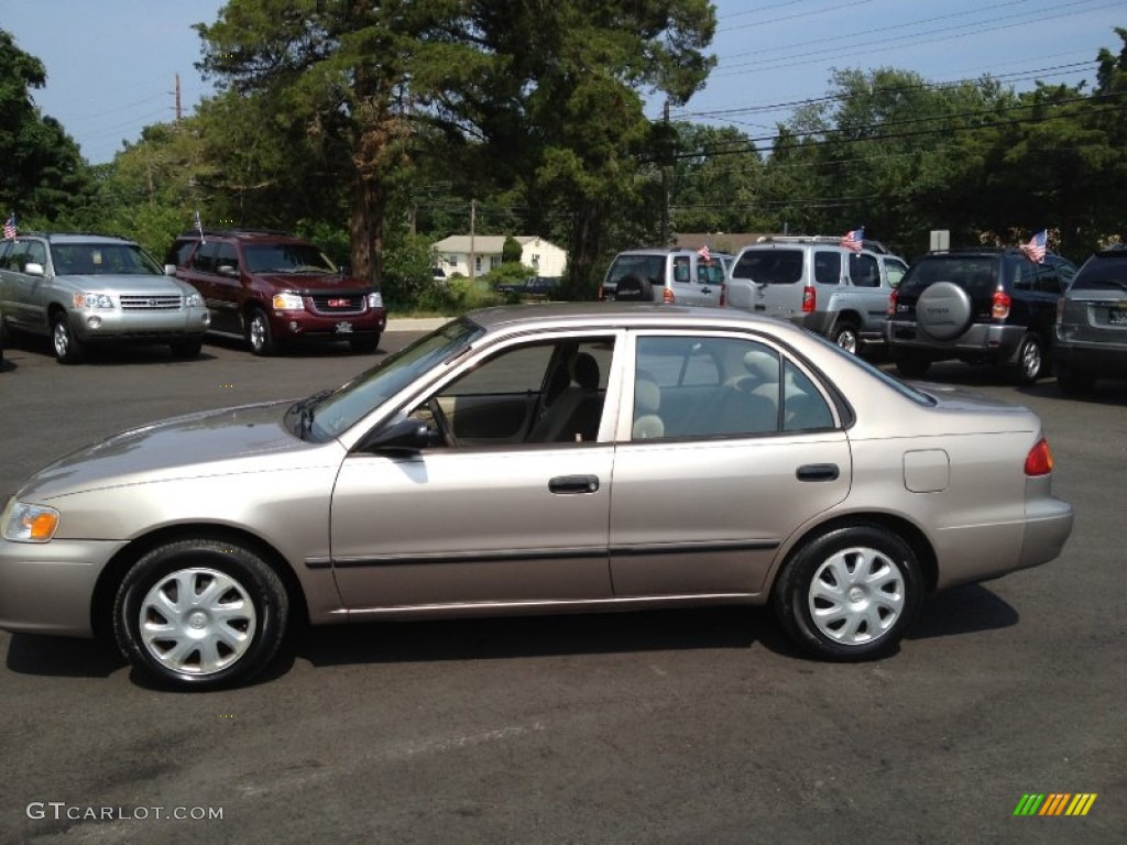 2001 Corolla CE - Sandrift Beige Metallic / Pebble Beige photo #11