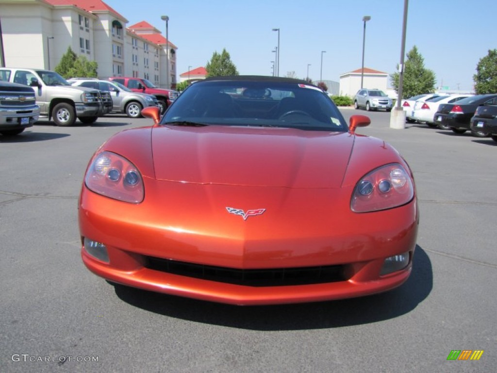 Daytona Sunset Orange Metallic 2006 Chevrolet Corvette Convertible Exterior Photo #68891574