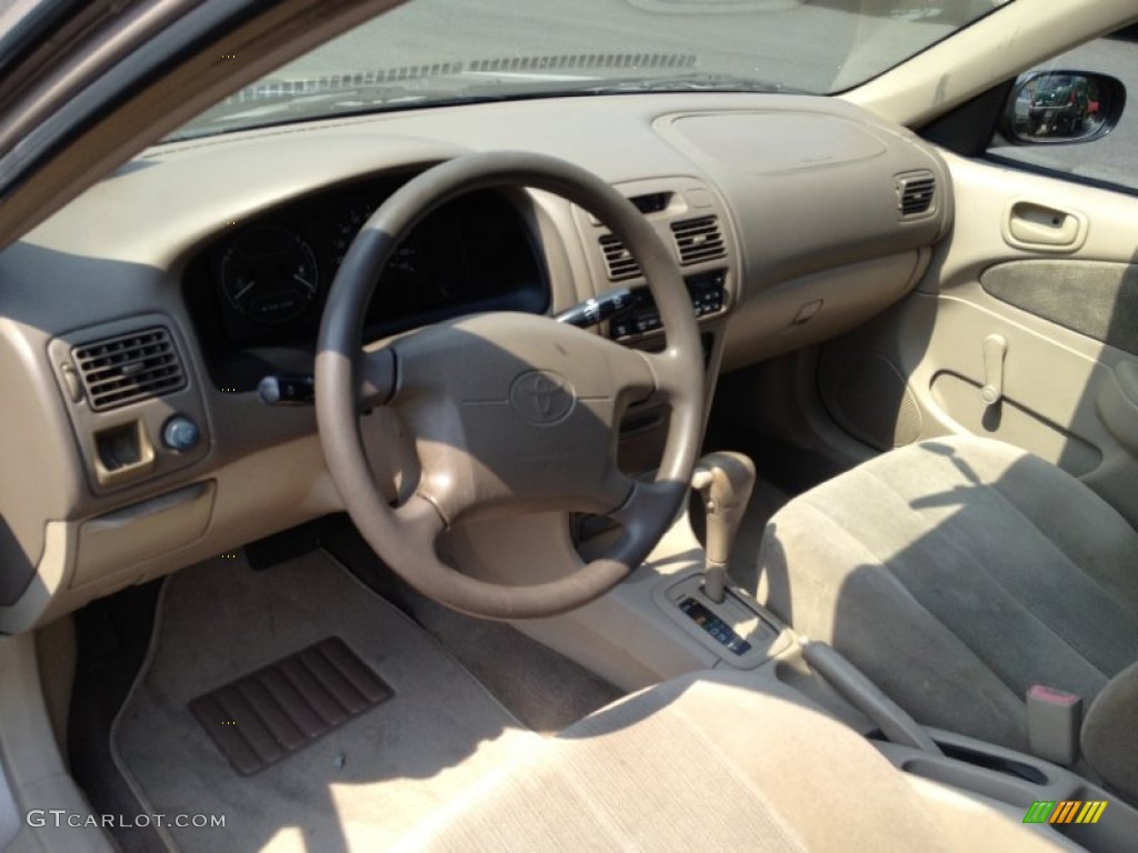 2001 Corolla CE - Sandrift Beige Metallic / Pebble Beige photo #13
