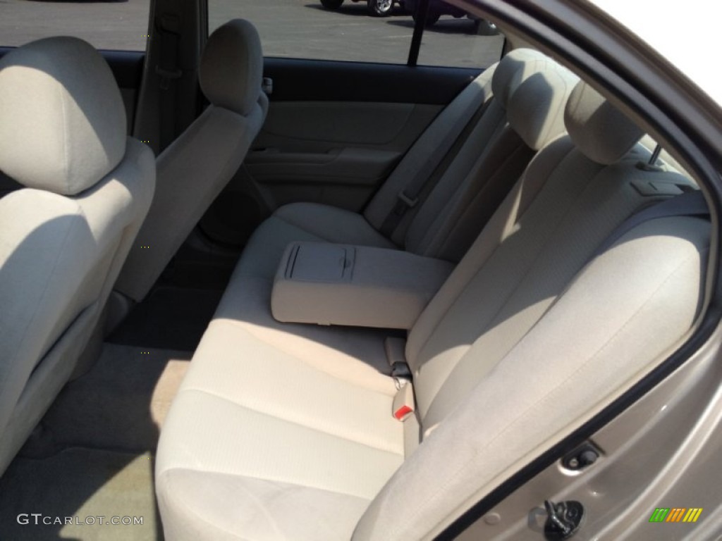 2008 Hyundai Sonata GLS Rear Seat Photo #68892189