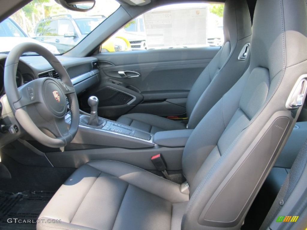 Black Interior 2013 Porsche 911 Carrera Coupe Photo #68892265