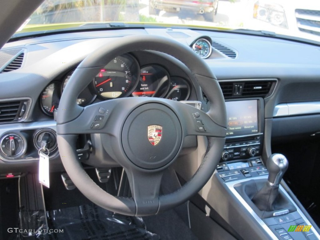 2013 Porsche 911 Carrera Coupe Black Dashboard Photo #68892273