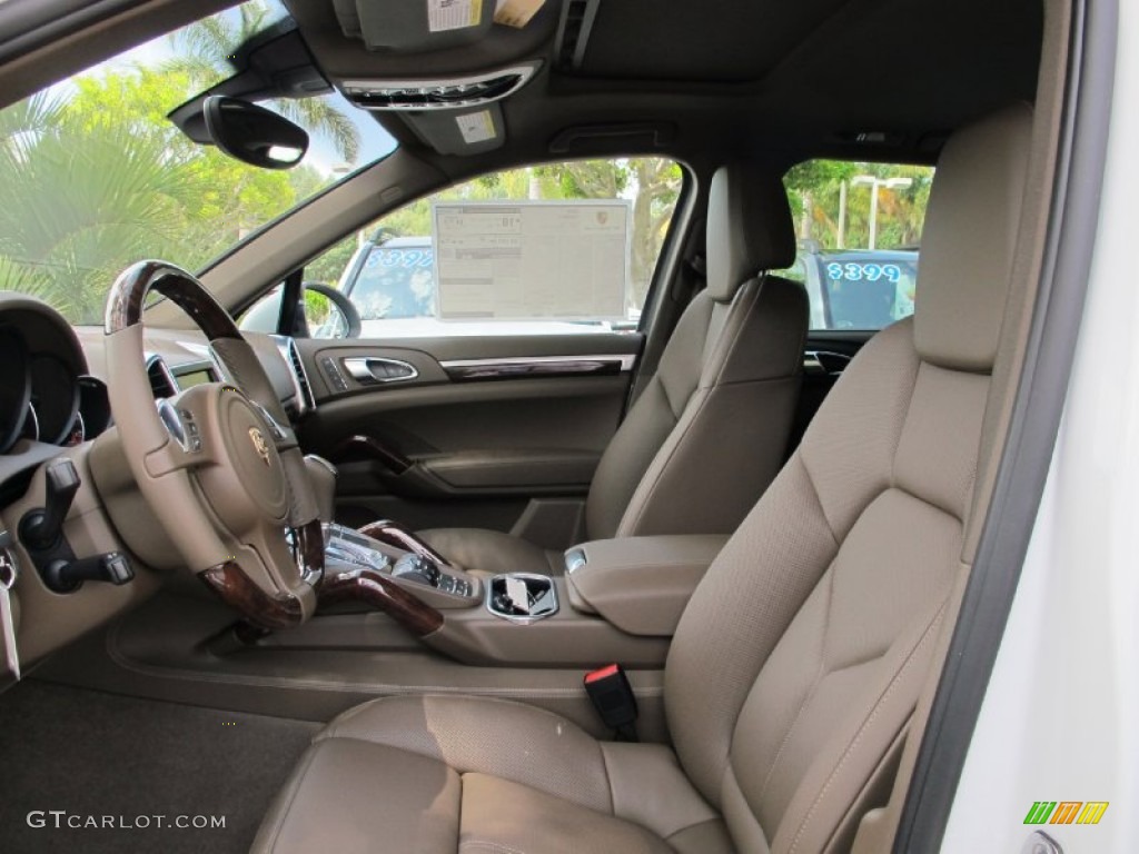 Umber Brown Interior 2013 Porsche Cayenne S Photo #68892615