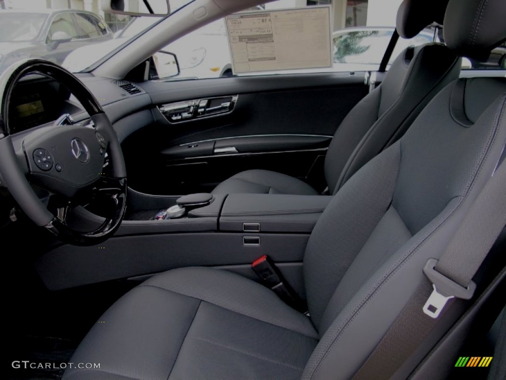 Black Interior 2013 Mercedes-Benz CL 550 4Matic Photo #68892764