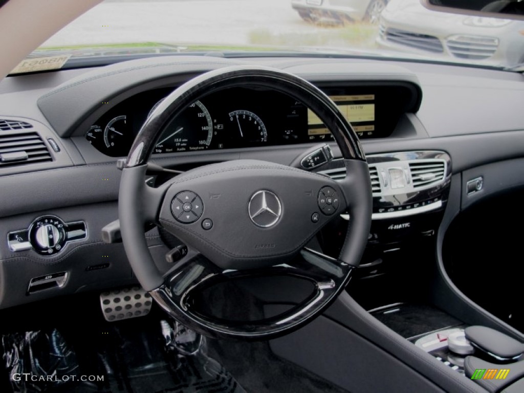 2013 Mercedes-Benz CL 550 4Matic Black Dashboard Photo #68892773