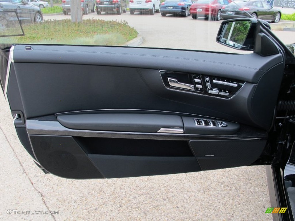 2013 Mercedes-Benz CL 550 4Matic Black Door Panel Photo #68892782
