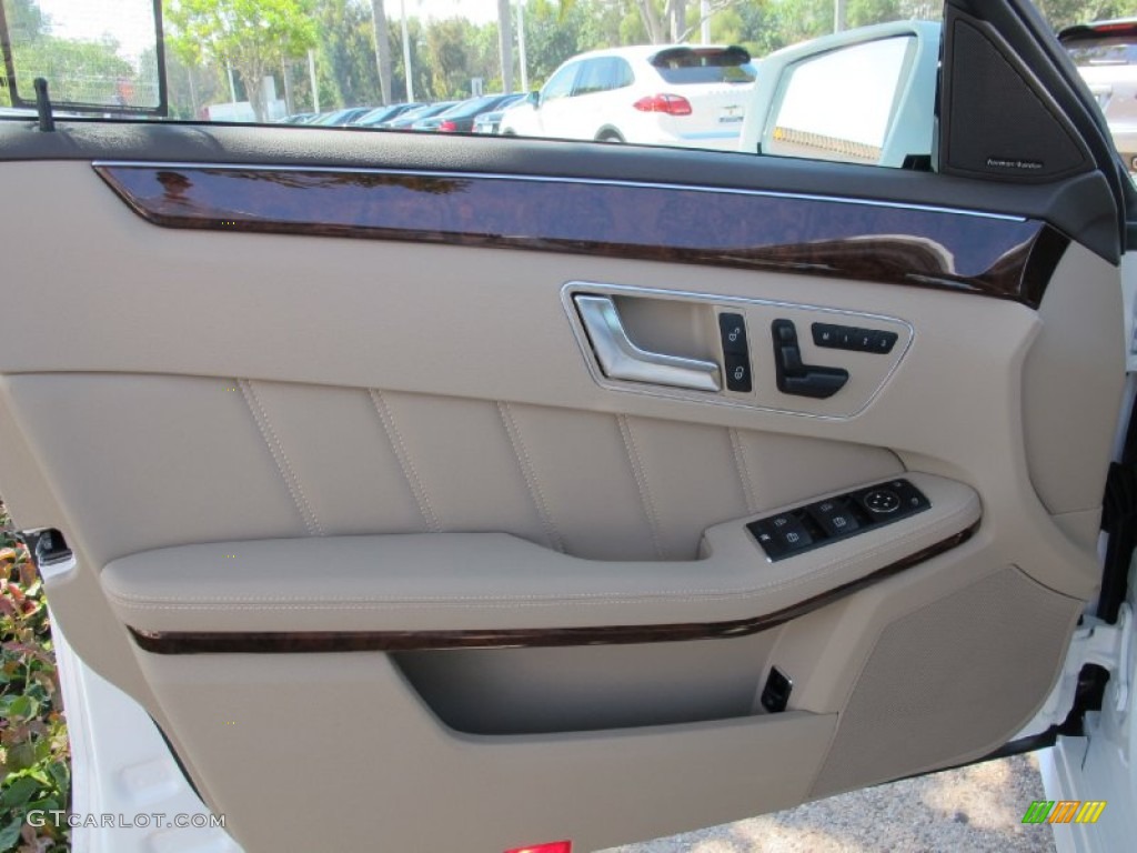 2013 Mercedes-Benz E 350 4Matic Wagon Almond Door Panel Photo #68893001